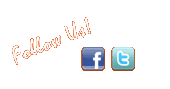 follow us on facebook and twitter